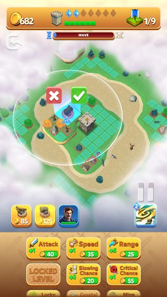 Tower Defense - Conquest battle screen